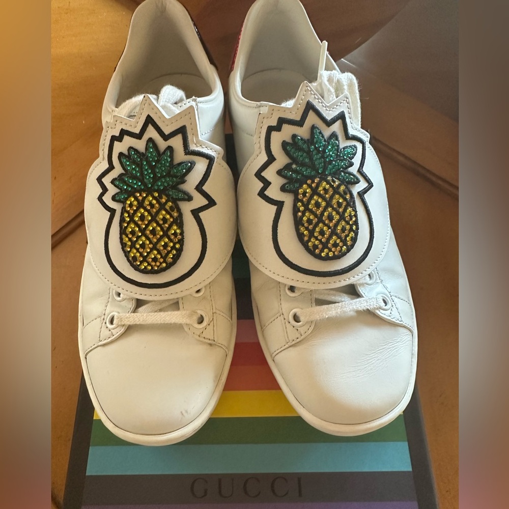Gucci Ace Sneakers  (gently worn)